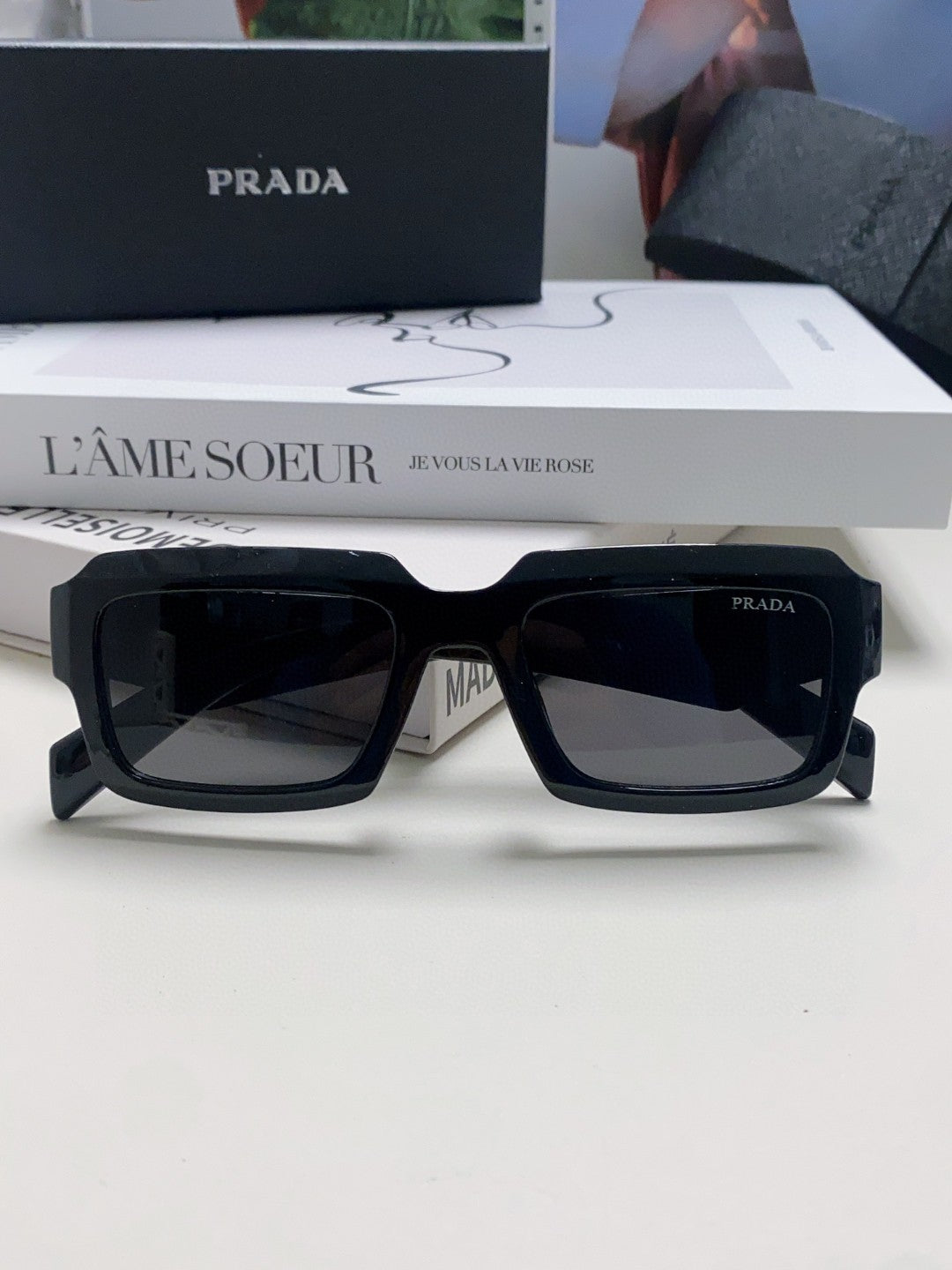 Prada Fashion Gray Lens Sunglasses for Women - 449405 - detail image 5