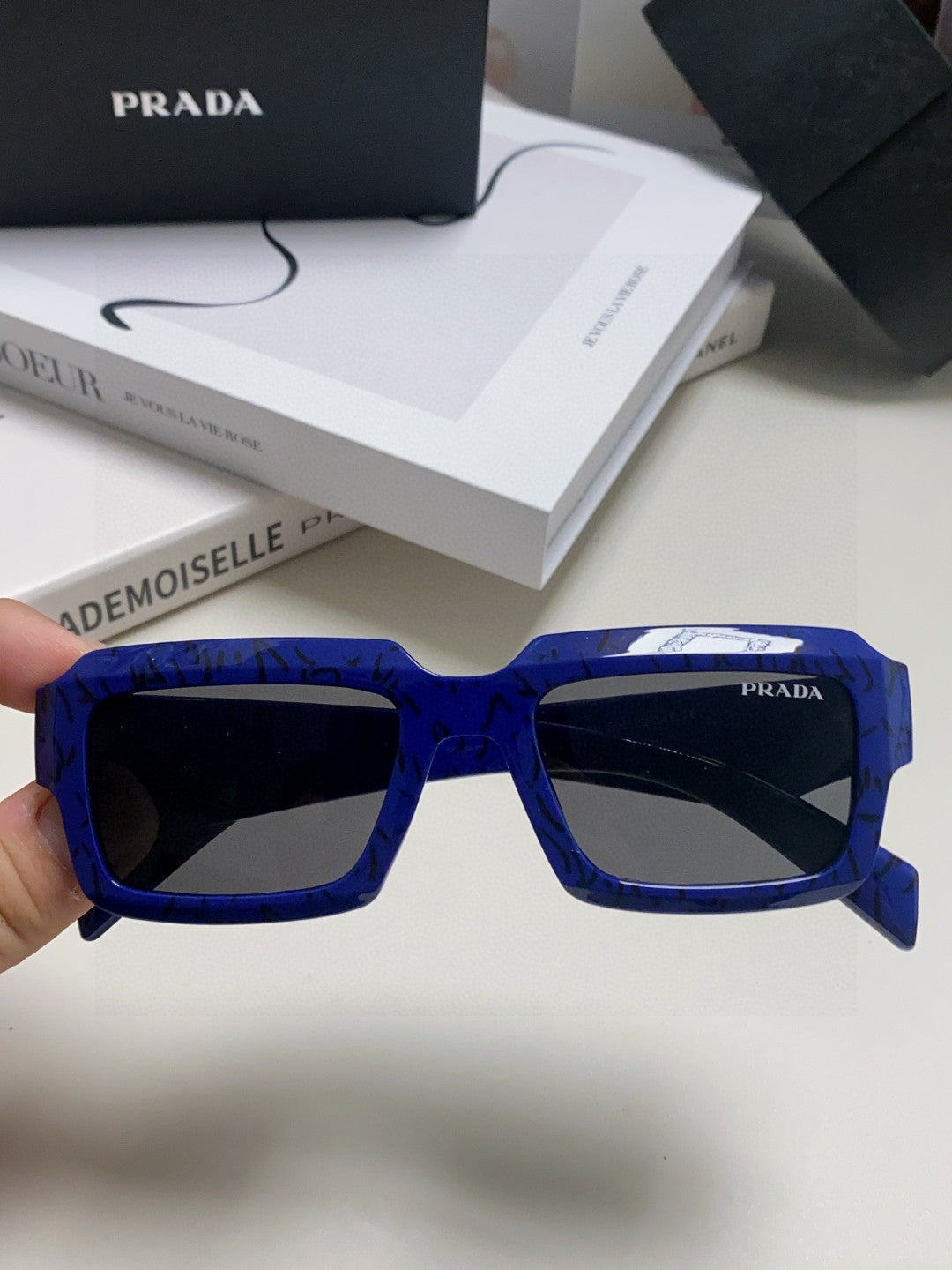Prada Fashion Blue Lens Sunglasses for Women - detail image 3