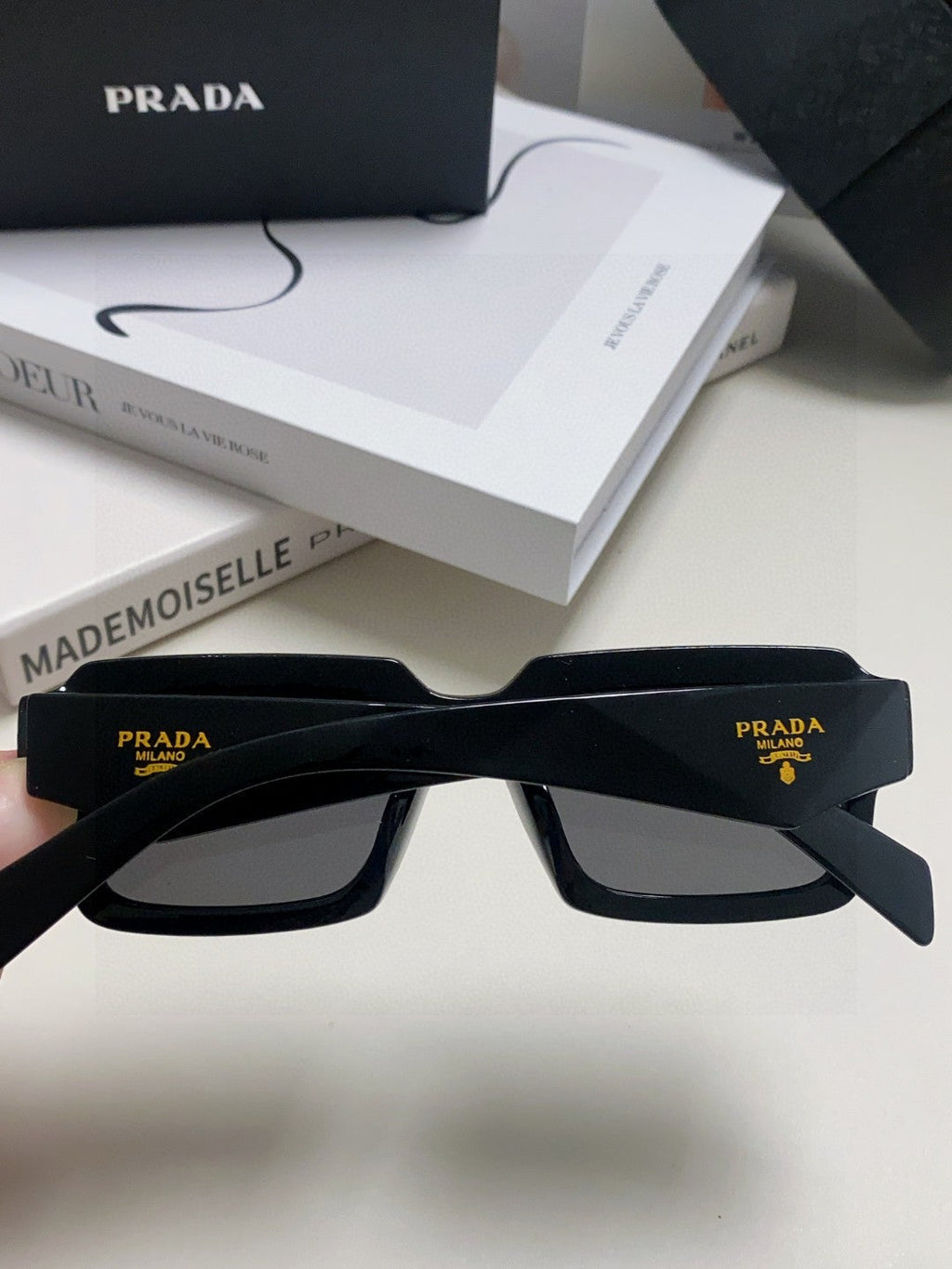 Prada Fashion Gray Lens Sunglasses for Women - detail image 3