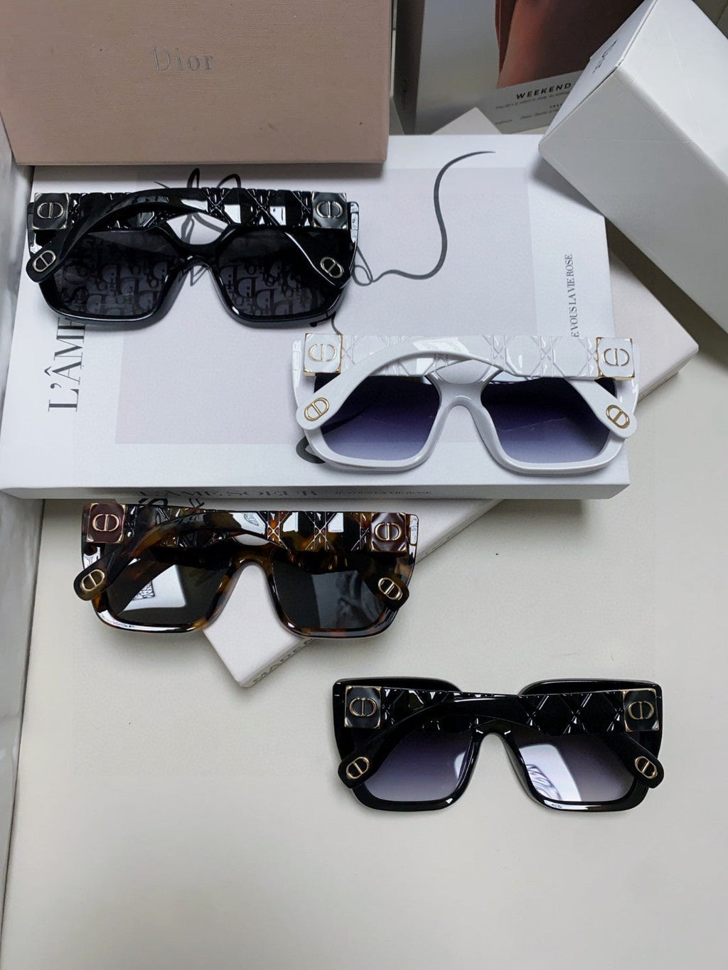 Dior Fashion Silver Lens Sunglasses for Women - 371935 - detail image 8