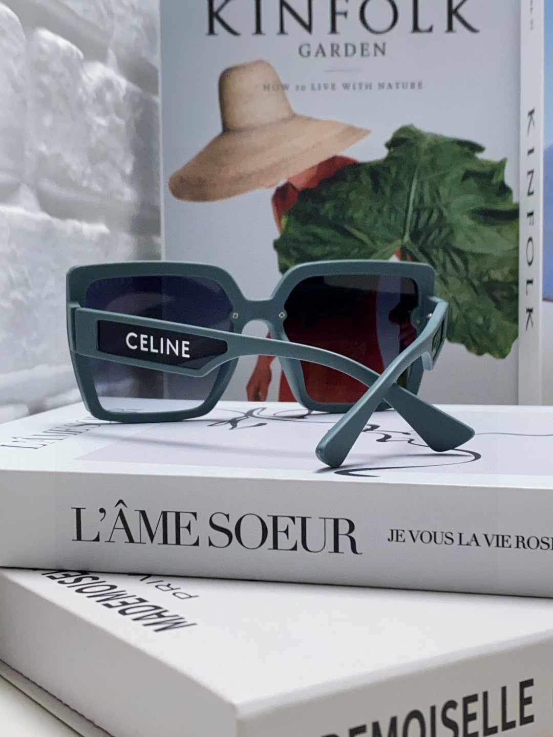 Celine Oversized Silver Lens Sunglasses for Men & Women - detail image 2