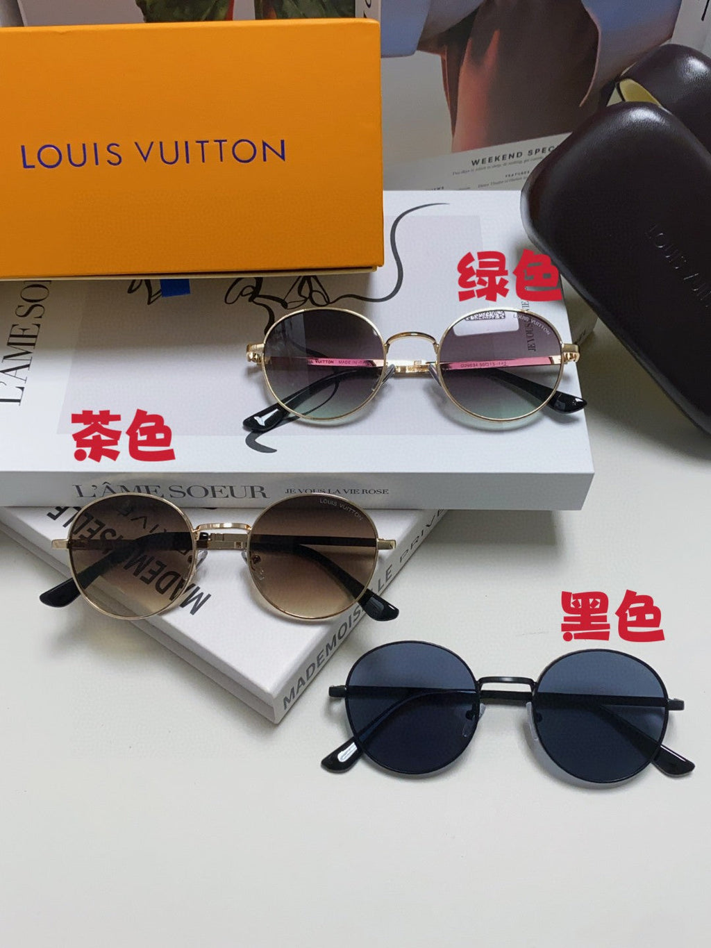 Louis Vuitton Metal Fashion Gray Lens Sunglasses for Men & Women - 448650 - detail image 9