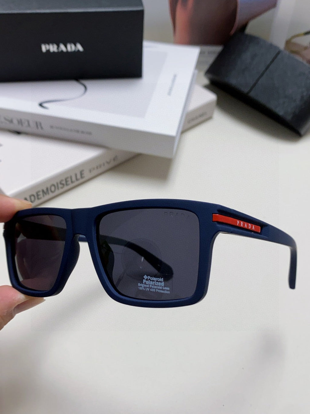 Prada Fashion Gray Lens Sunglasses for Men & Women - 465534 - detail image 5