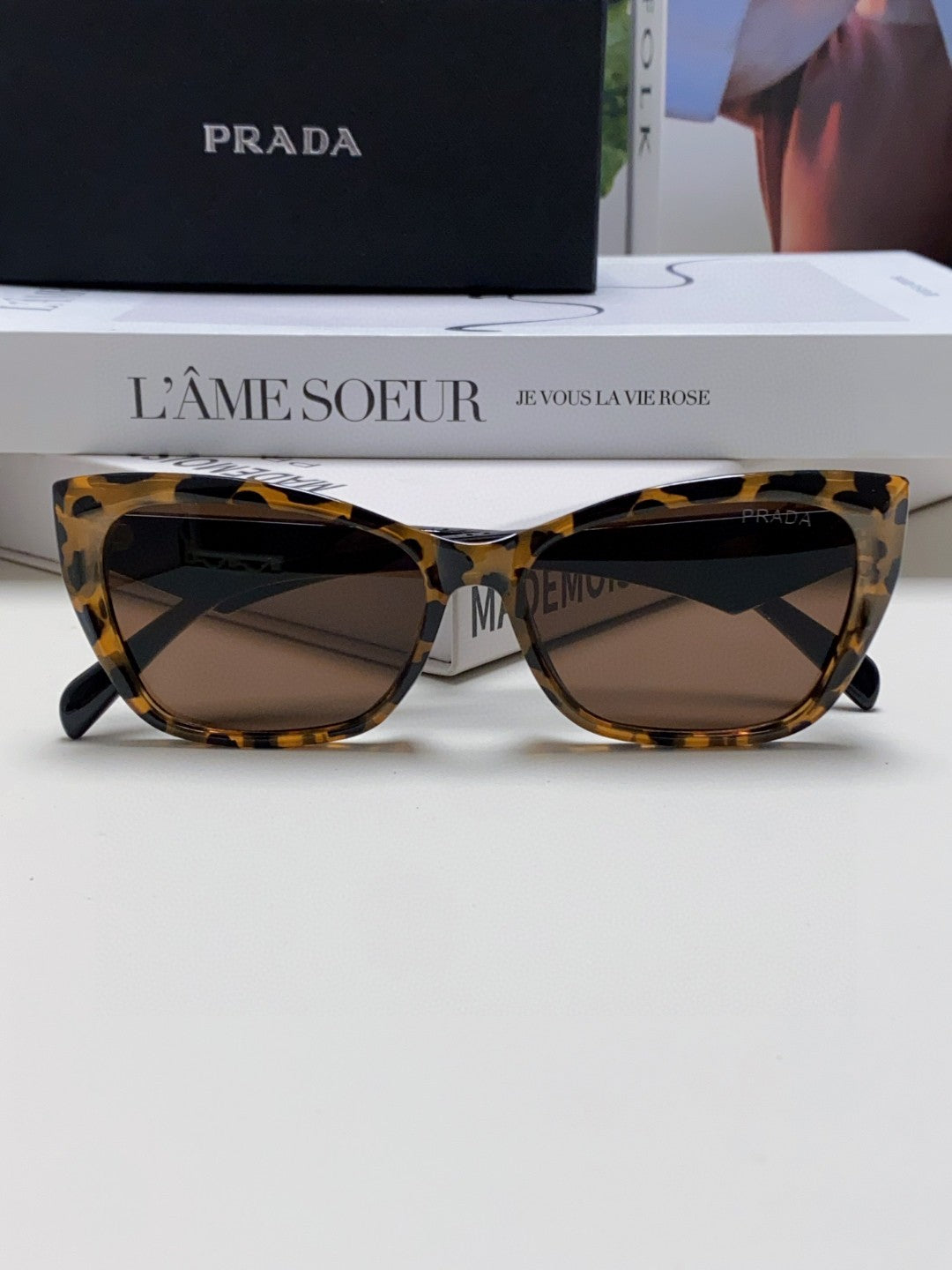 Prada Fashion Brown Lens Sunglasses for Men & Women - 465541 - detail image 6