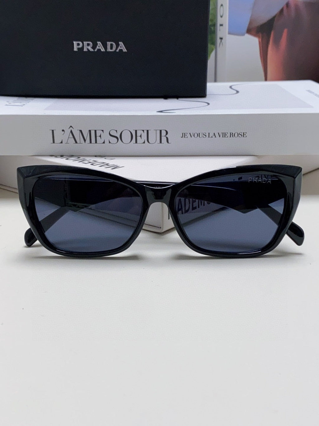 Prada Fashion Blue Lens Sunglasses for Men & Women - 465542 - detail image 6