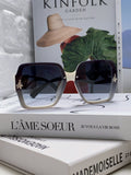 Prada Polarized Oversized Gray Lens Sunglasses for Men & Women - 465550