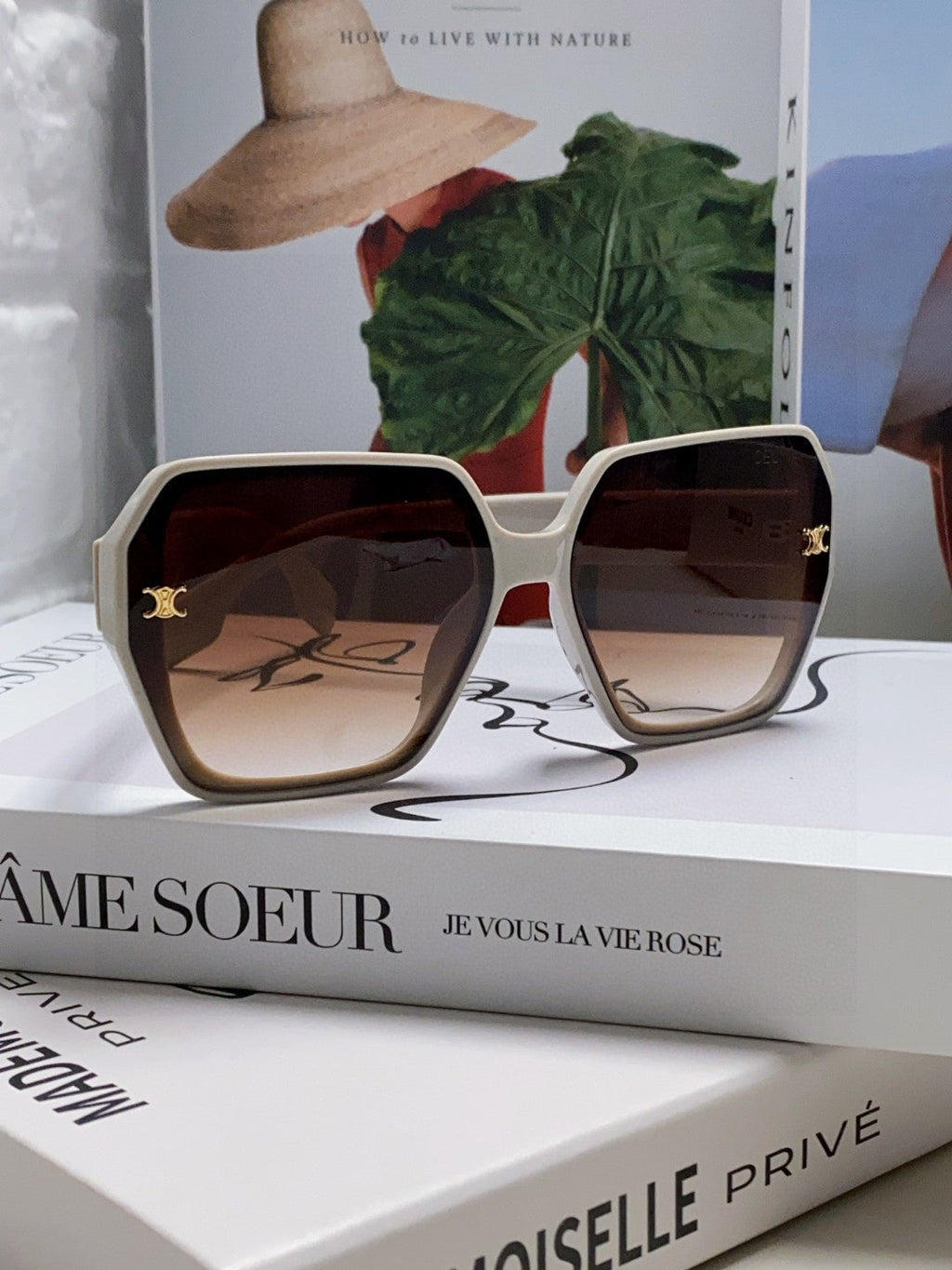 Celine Square Red Lens Sunglasses for Men & Women - 415650