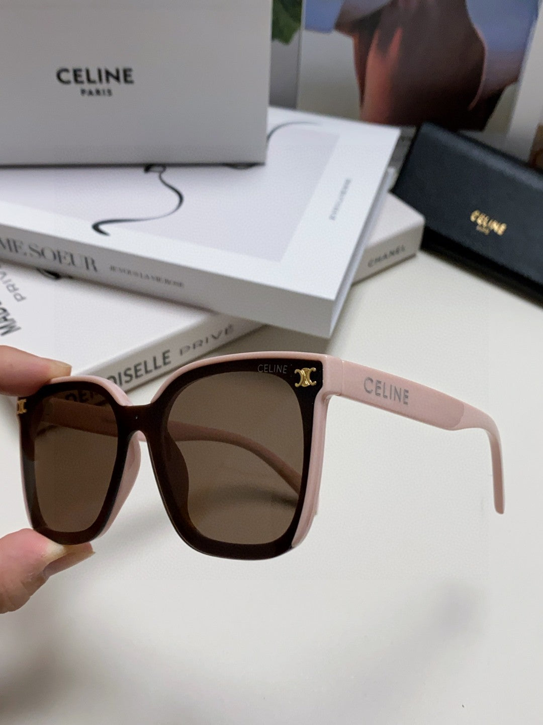 Celine Fashion Gray Lens Sunglasses for Men & Women - 415646 - detail image 5