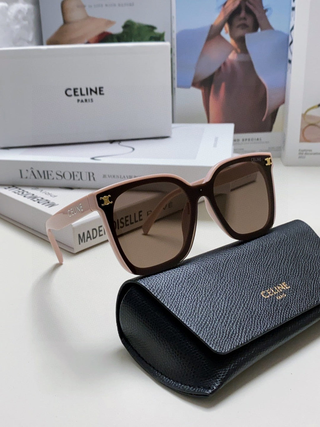 Celine Fashion Gray Lens Sunglasses for Men & Women - 486940 - detail image 7