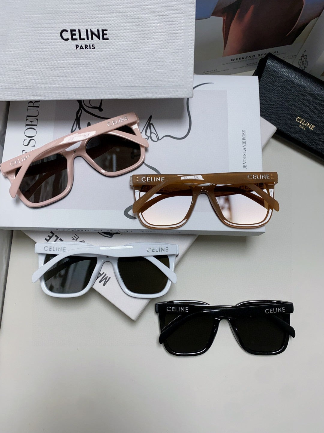 Celine Fashion Gray Lens Sunglasses for Men & Women - 486940 - detail image 8