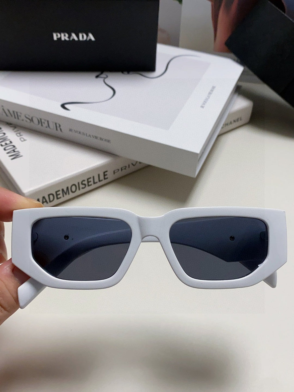 Prada Fashion Blue Lens Sunglasses for Men & Women - 432173 - detail image 2