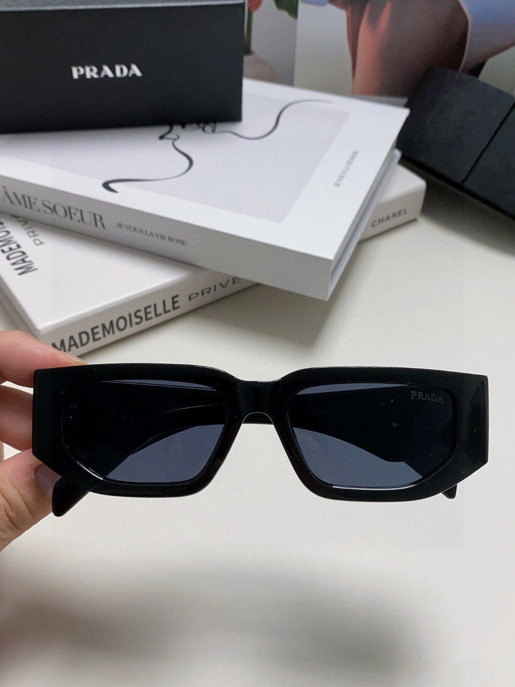 Prada Fashion Blue Lens Sunglasses for Men & Women - 487189 - detail image 3