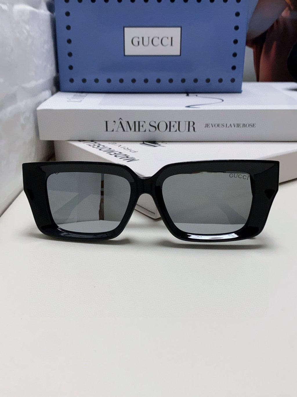 Gucci GG1529S Fashion Silver Lens Sunglasses for Men & Women - 997552 - detail image 6