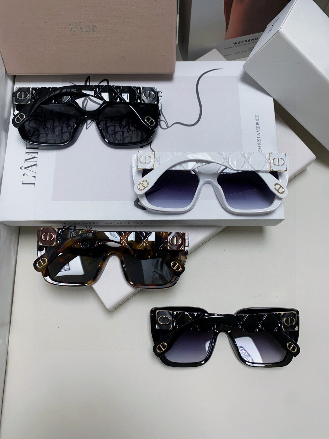 Dior Fashion Silver Lens Sunglasses for Women - 382434 - detail image 8