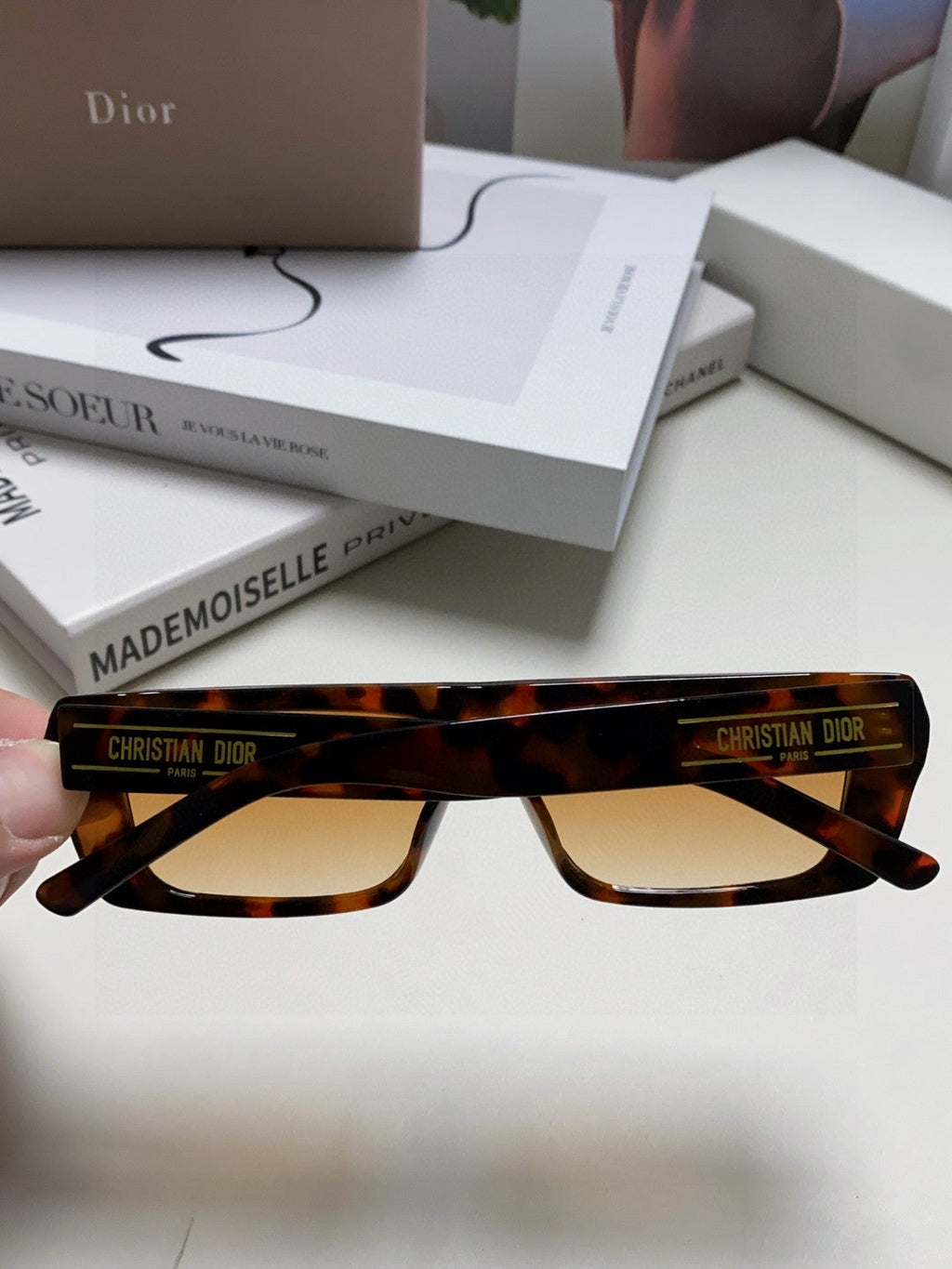 Dior Square Brown Lens Sunglasses for Men & Women - 382436 - detail image 4