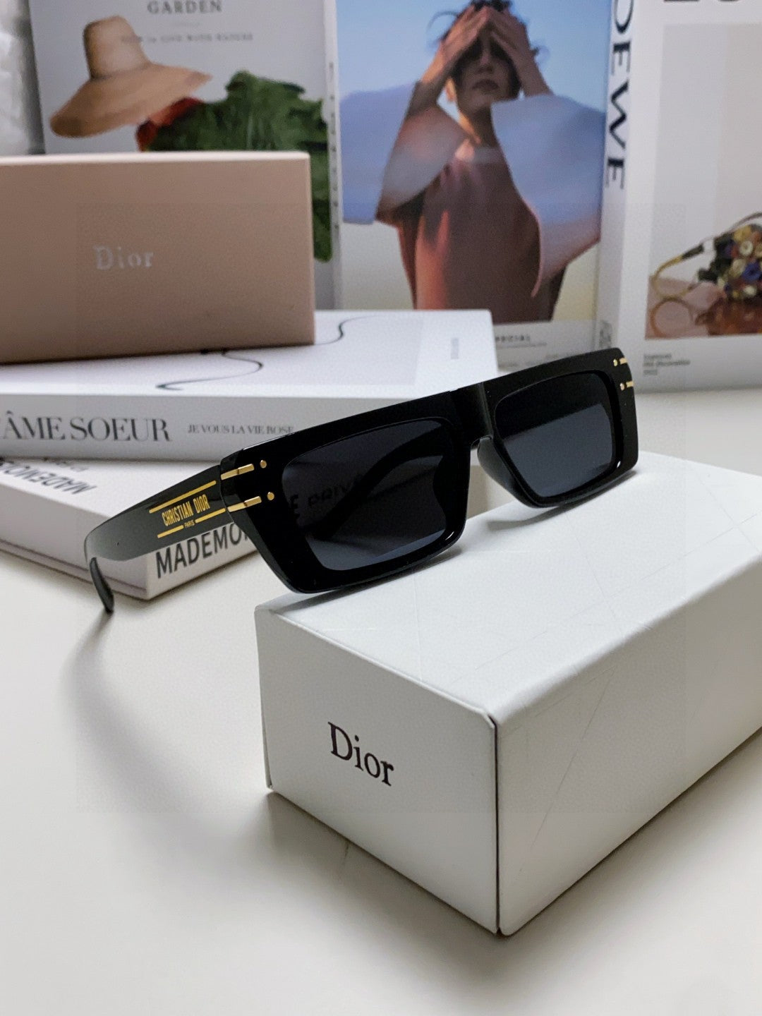 Dior Square Silver Lens Sunglasses for Men & Women - 382437 - detail image 7