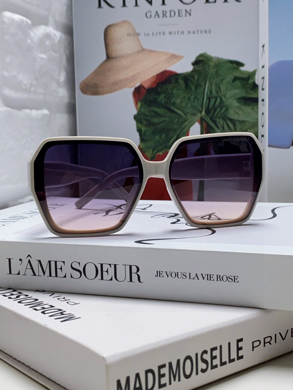 Saint Laurent Polarized Square Gray Lens Sunglasses for Men & Women