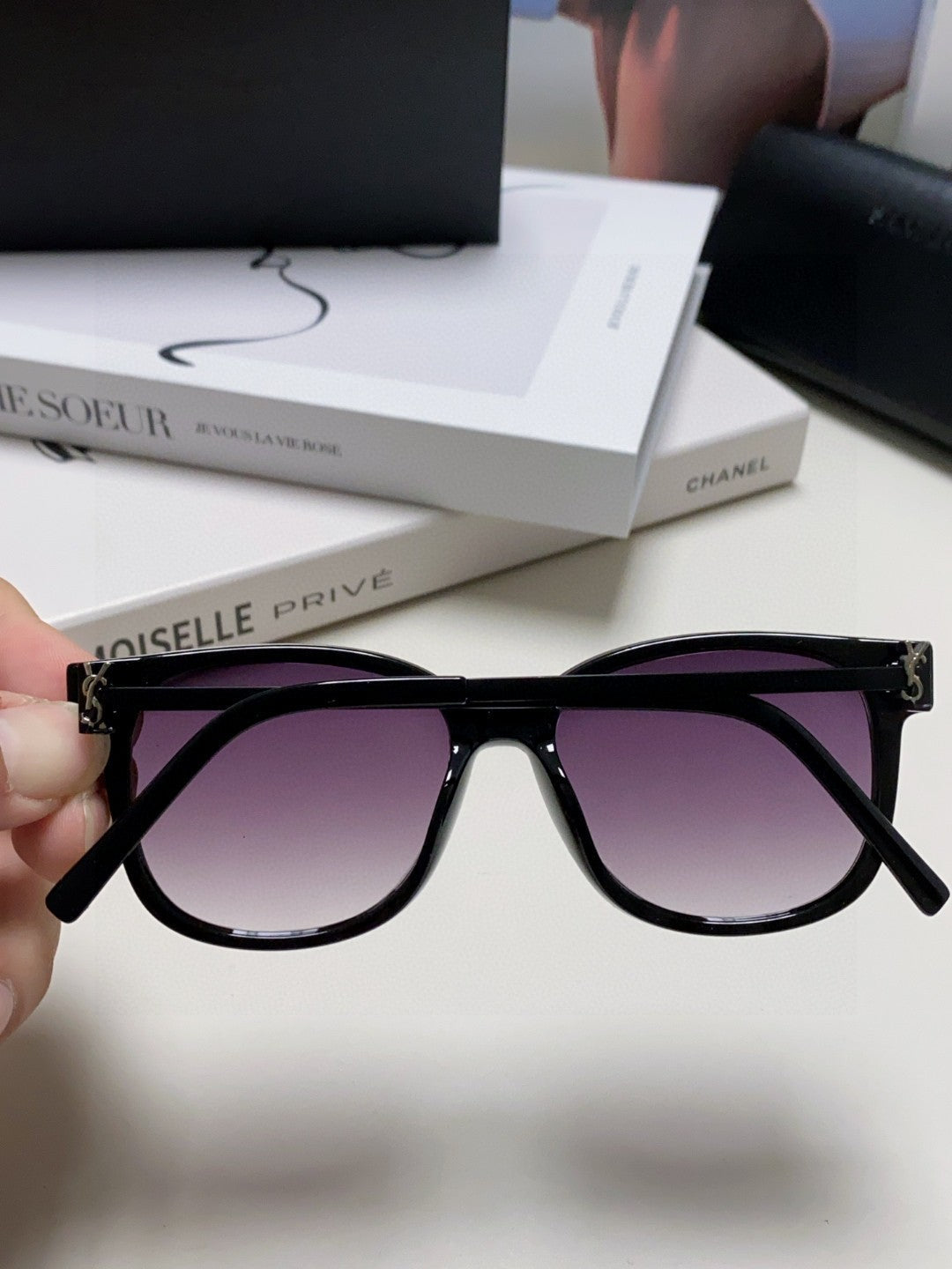 Saint Laurent M480 Fashion Gold Lens Sunglasses for Men & Women - detail image 6