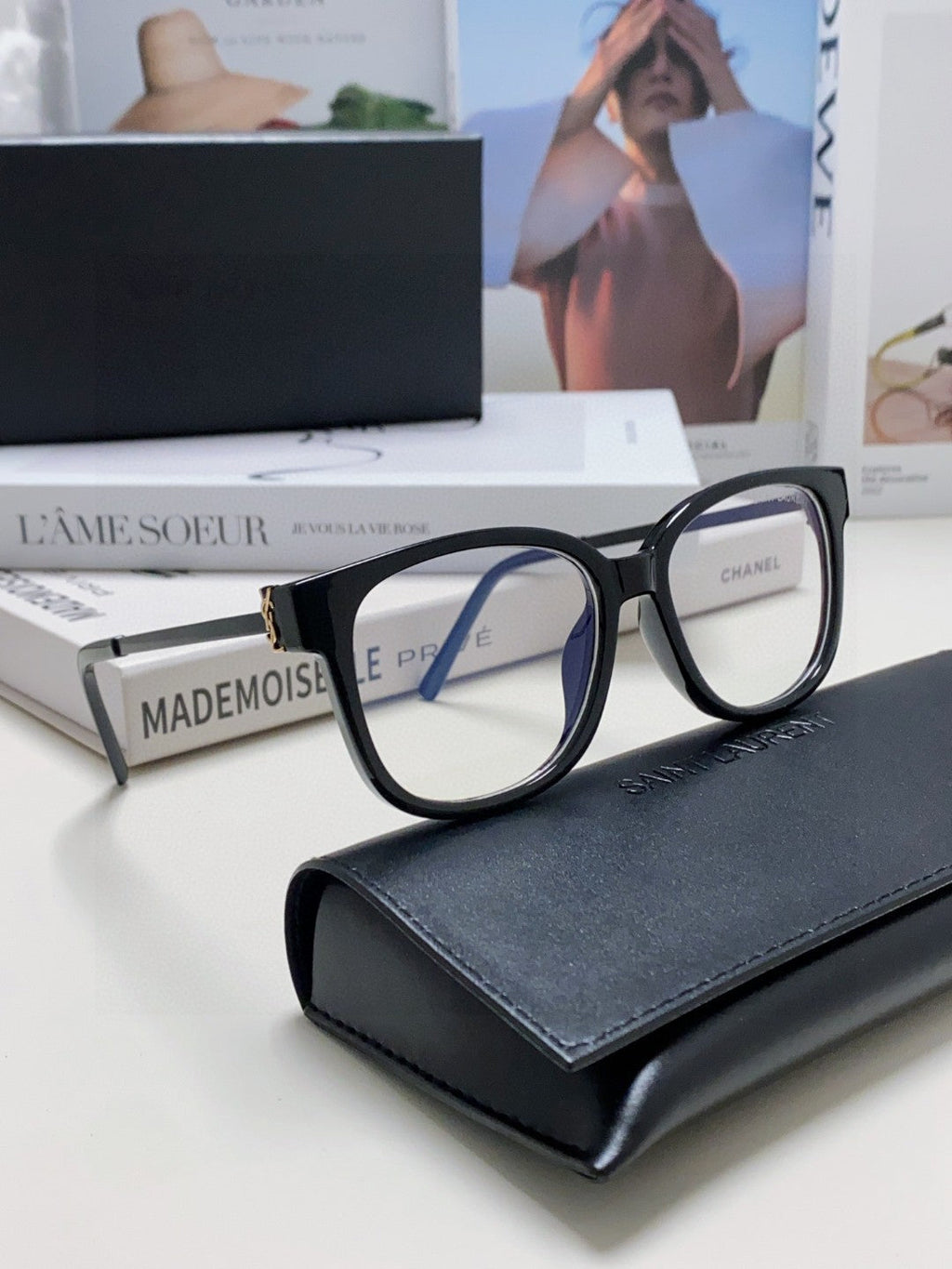 Saint Laurent M480 Fashion Black Lens Sunglasses for Men & Women - detail image 7