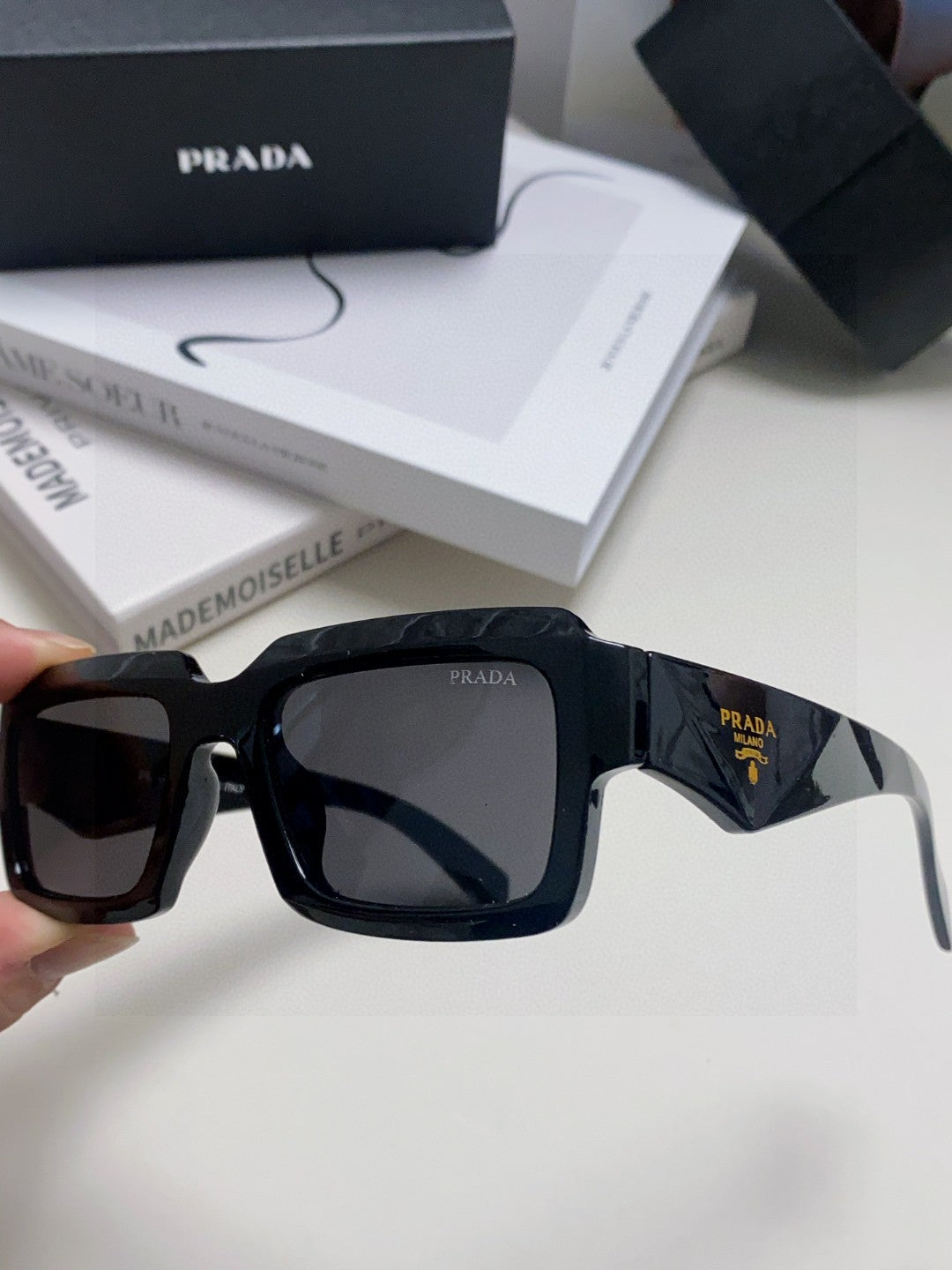 Prada Fashion Gray Lens Sunglasses for Women - 398892 - detail image 4