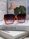 Hermès Fashion Red Lens Sunglasses for Women