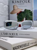 Balenciaga Square Silver Lens Sunglasses for Men & Women - 416102