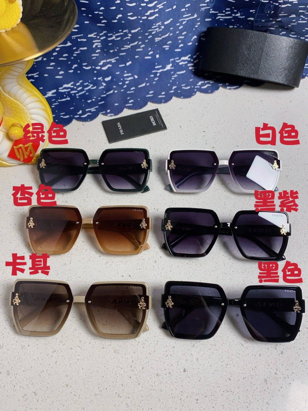 Prada Fashion Silver Lens Sunglasses for Men & Women - 465611 - detail image 12
