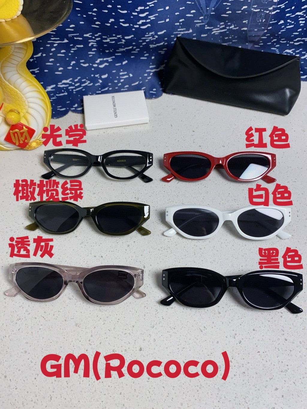 Gentle Monster ROCOCO Cat-Eye Silver Lens Sunglasses for Men & Women - 432928 - detail image 12