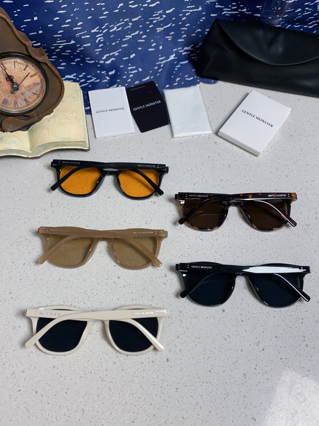 Gentle Monster LANG Square Gray Lens Sunglasses for Men & Women - detail image 11