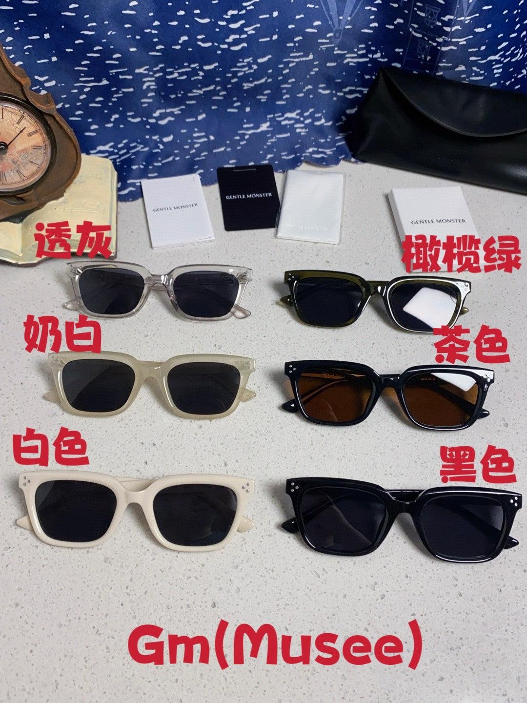 Gentle Monster MUSEE Fashion Gray Lens Sunglasses for Men & Women - 383120 - detail image 12