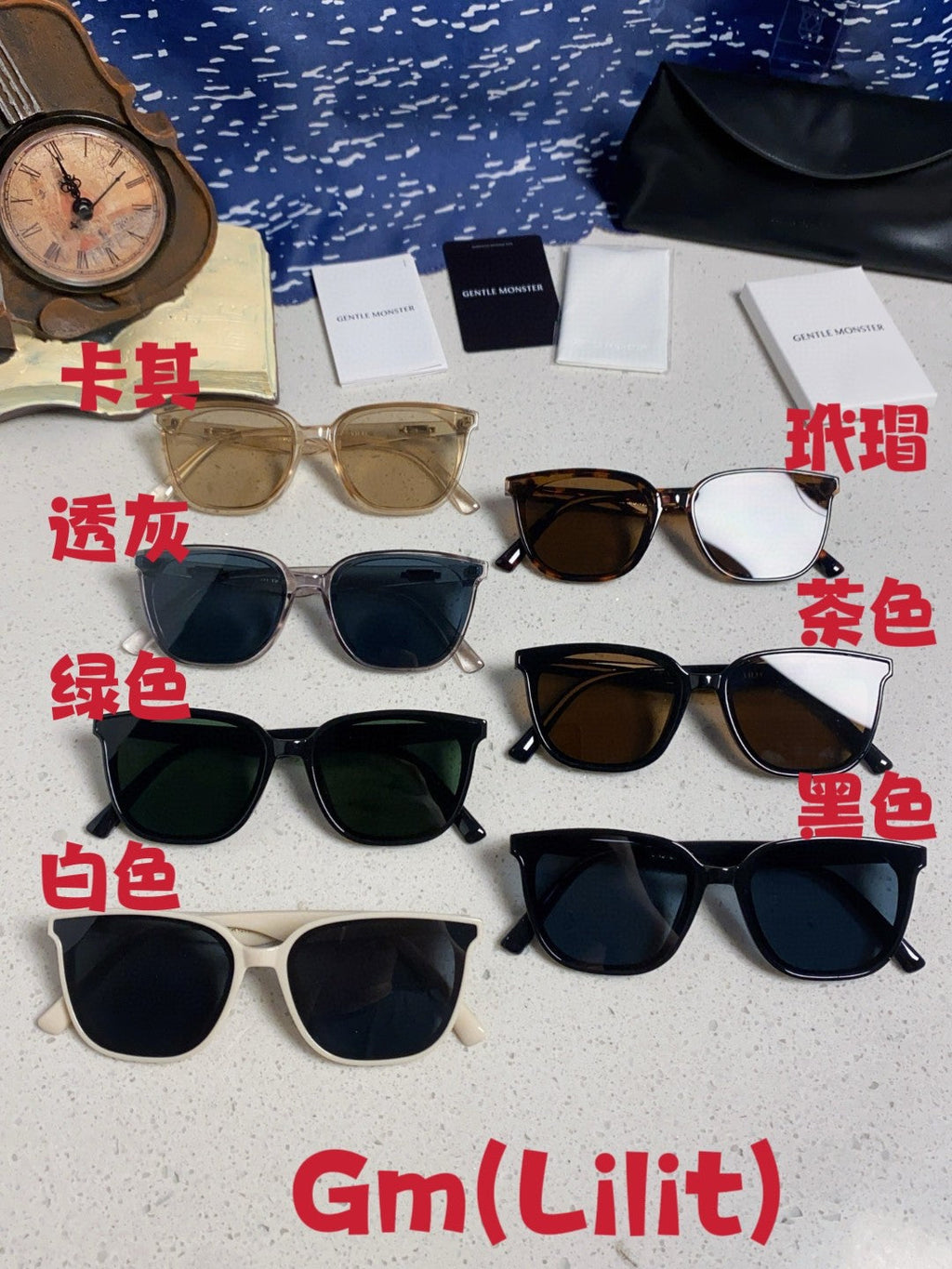Gentle Monster LILIT Fashion Blue Lens Sunglasses for Men & Women - 399388 - detail image 12