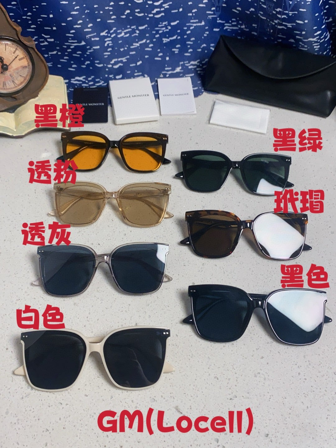 Gentle Monster LOCELL Polarized Oversized Black Lens Sunglasses - 449987 - detail image 13