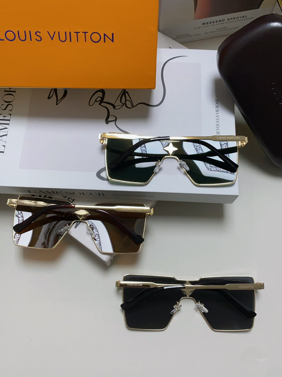 Louis Vuitton Z1700U Metal Fashion Black Lens Sunglasses for Men & Wo - 448629 - detail image 10
