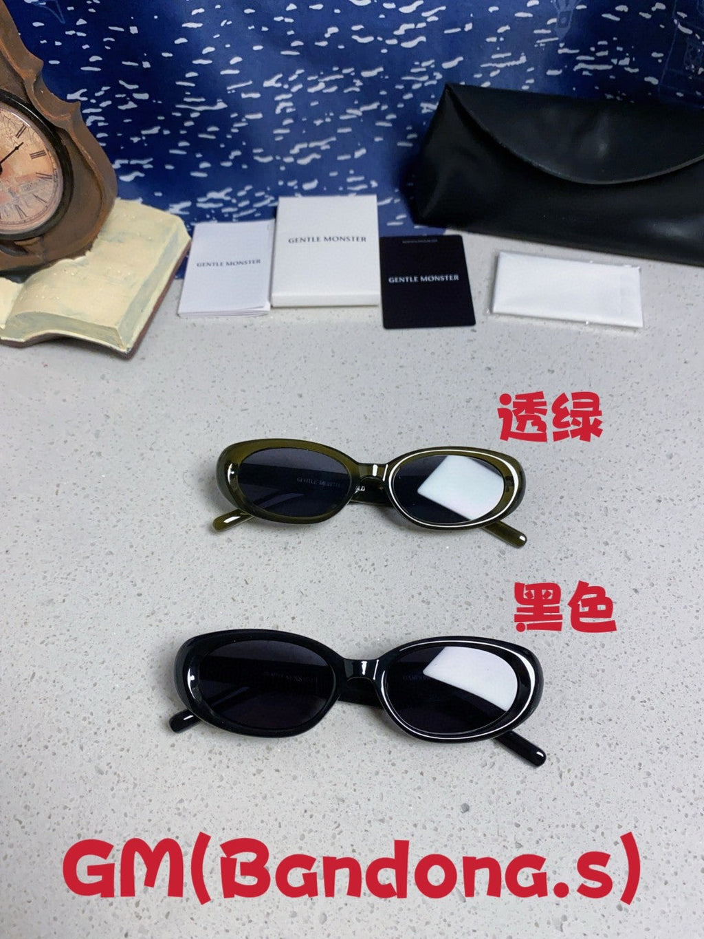 Gentle Monster BANDONA Round Black Lens Sunglasses for Men & Women - 998482 - detail image 12