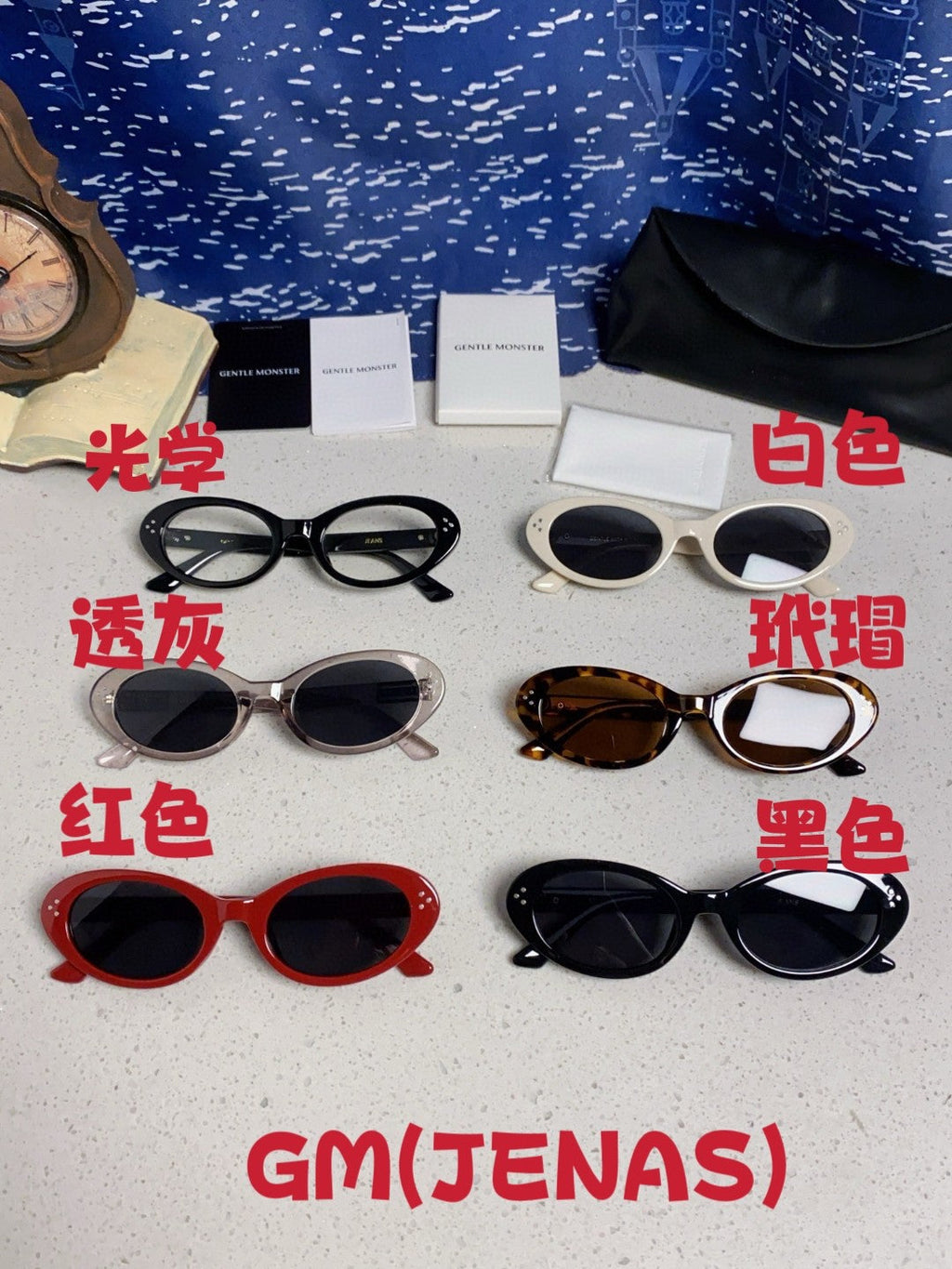 Gentle Monster JEANS Cat-Eye Silver Lens Sunglasses for Men & Women - 372602 - detail image 12