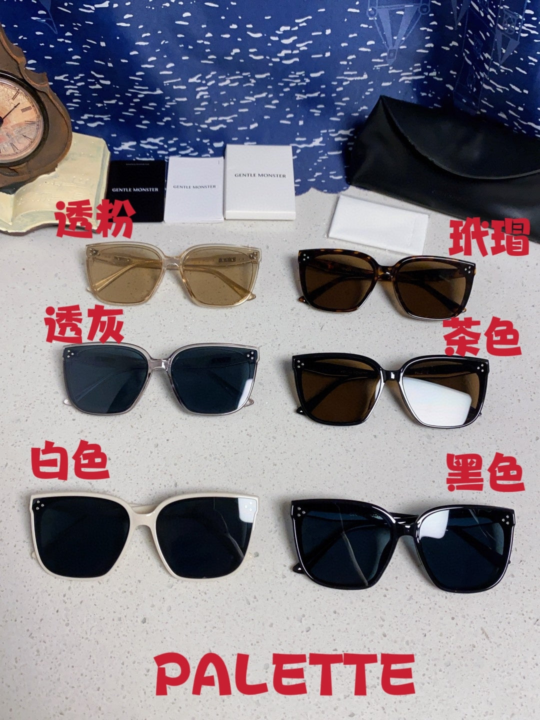Gentle Monster PALETTE Fashion Silver Lens Sunglasses for Men & Women - 158655 - detail image 11