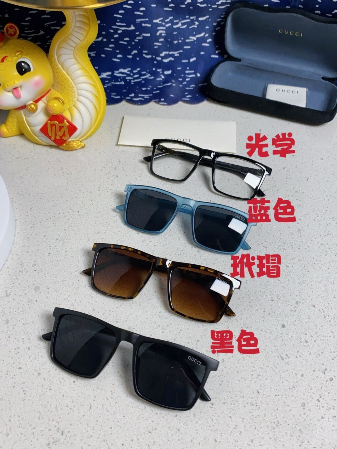 Gucci Polarized Fashion Blue Lens Sunglasses for Men & Women - 132291 - detail image 10