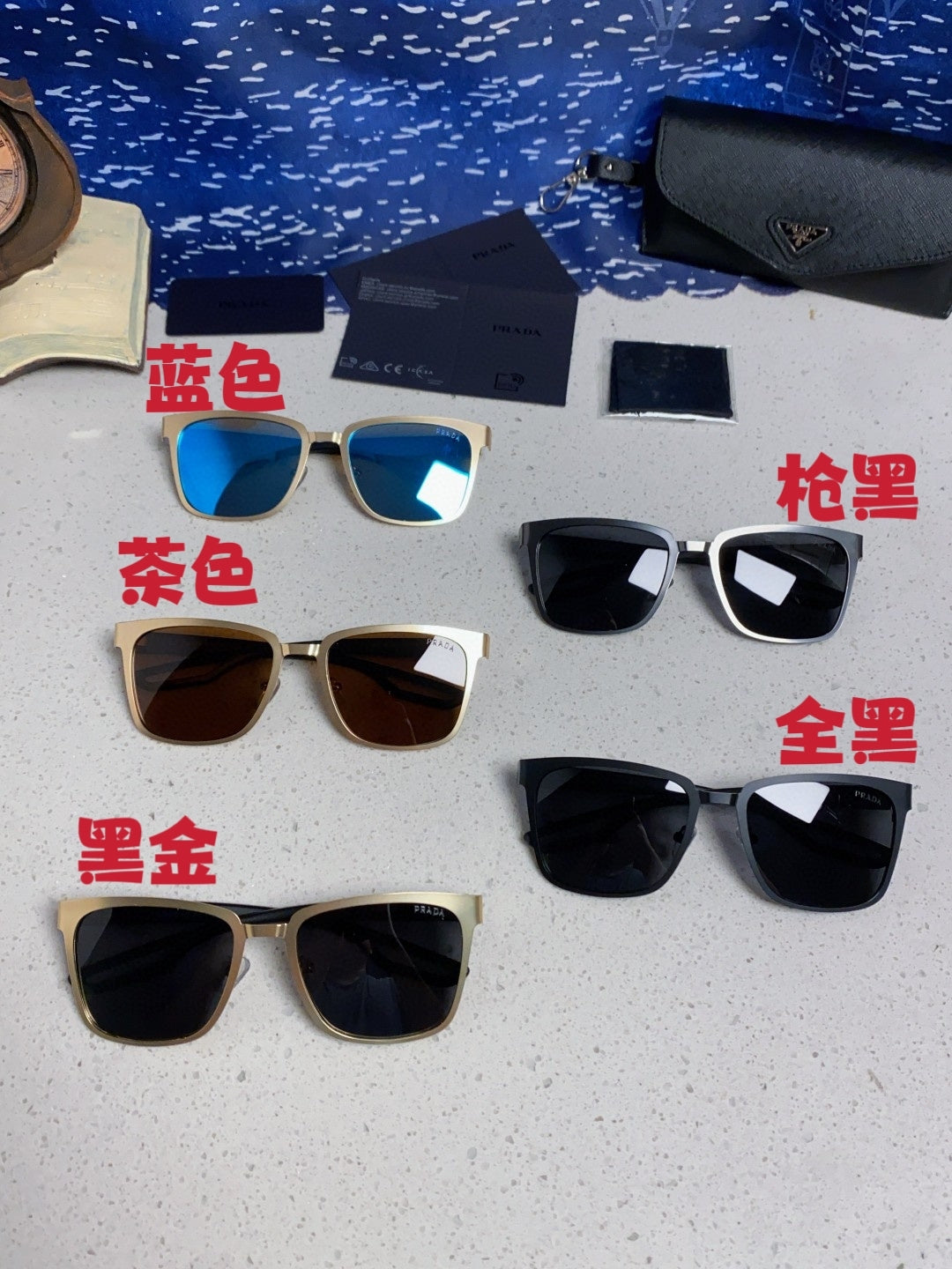 Prada Fashion Silver Lens Sunglasses for Men & Women - 487192 - detail image 12