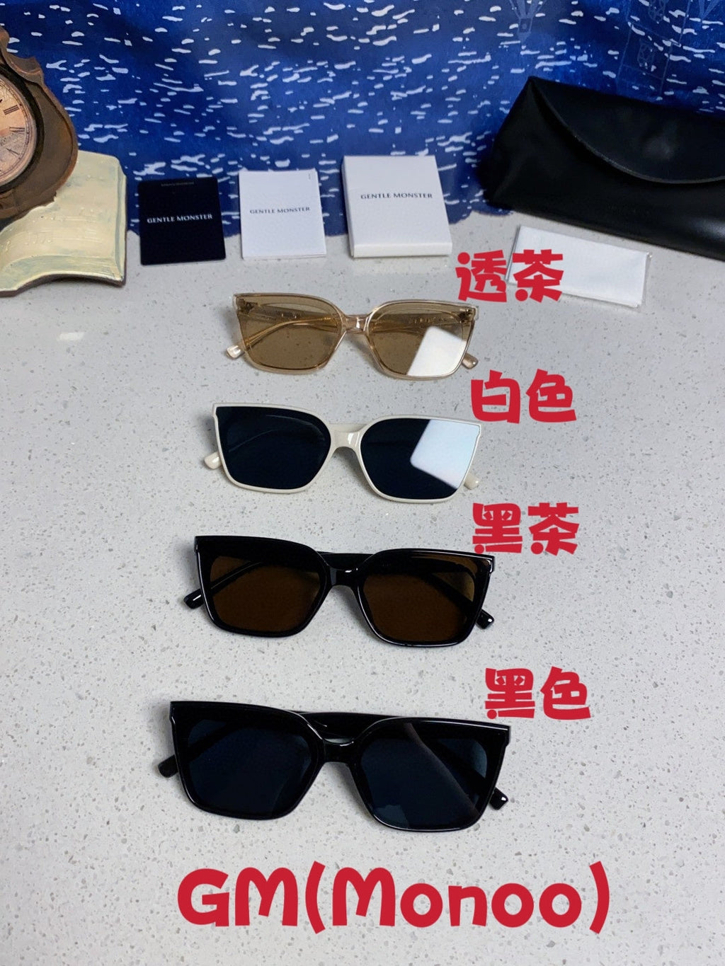 Gentle Monster MONOO Polarized Square Silver Lens Sunglasses for Men - 432943 - detail image 11