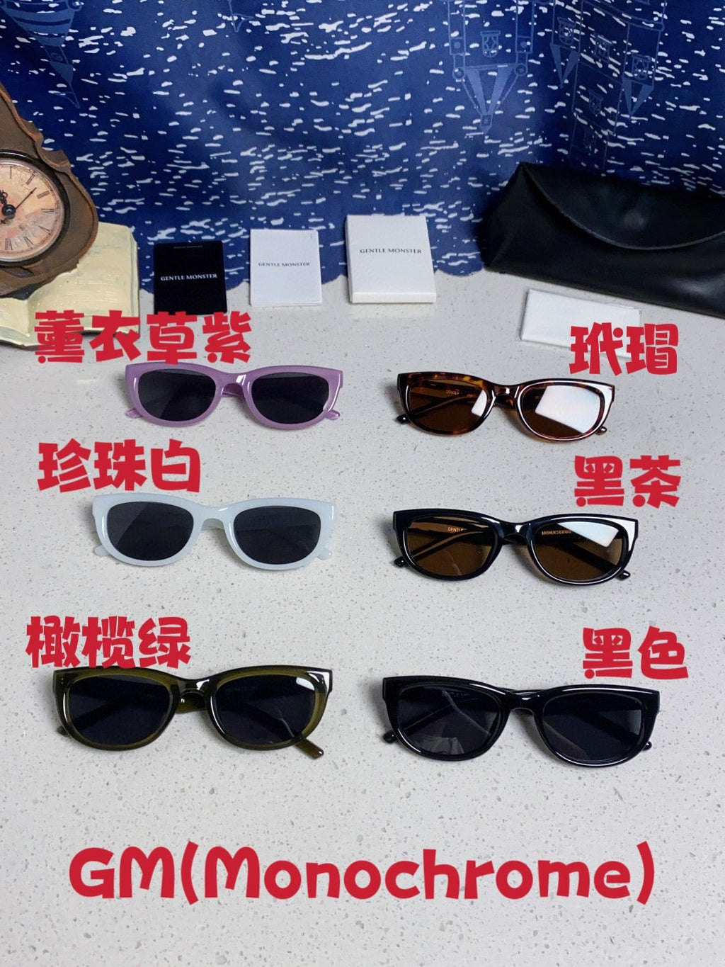 Gentle Monster MONOCHROME Round Brown Lens Sunglasses for Women - 399402 - detail image 12