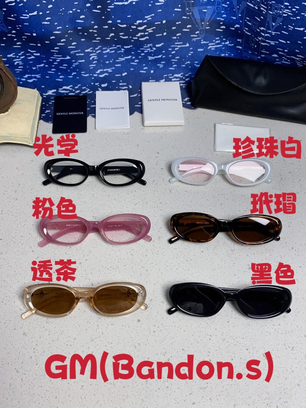 Gentle Monster BANDON Round Red Lens Sunglasses for Men & Women - detail image 12