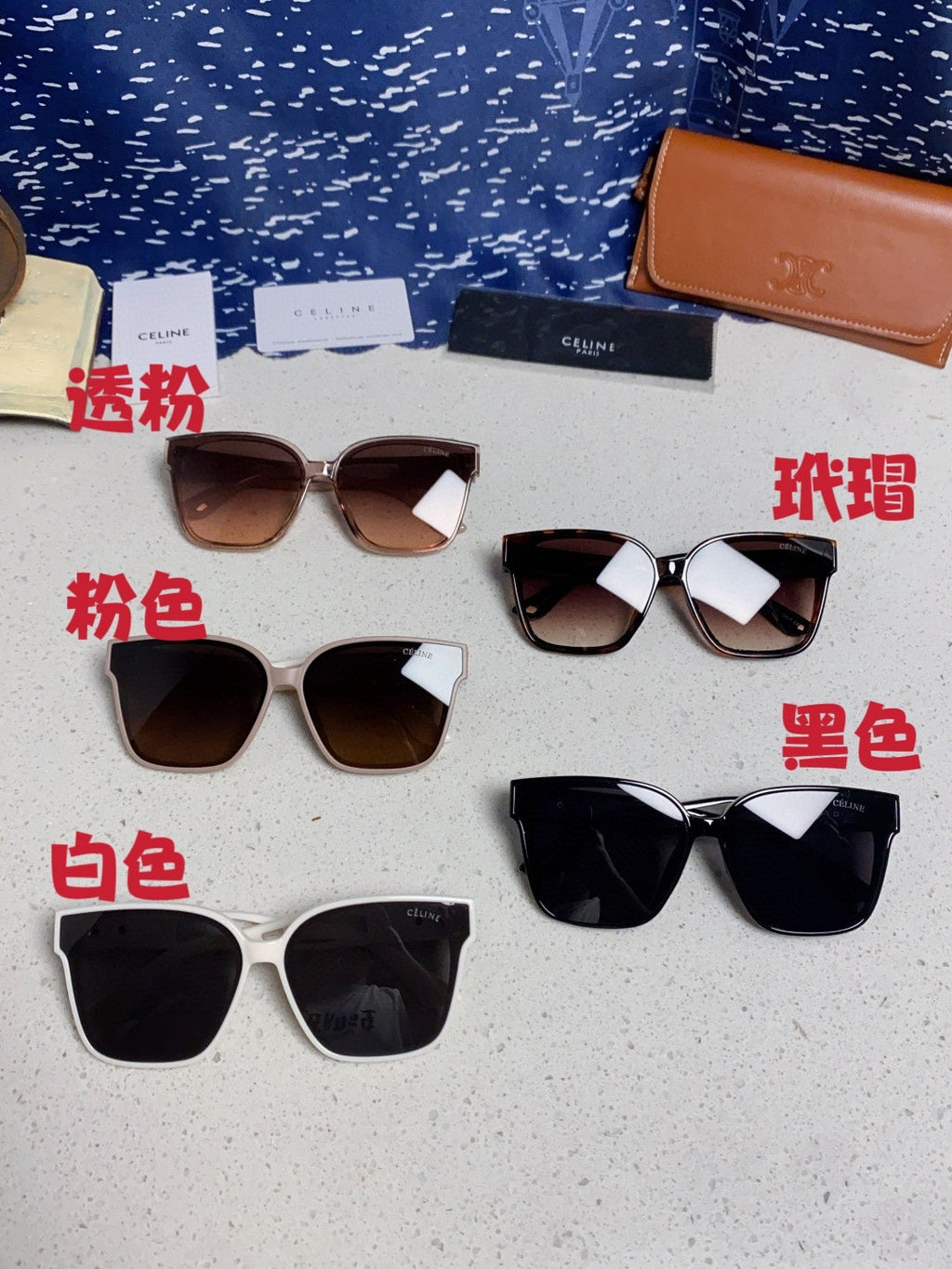 Celine Square Silver Lens Sunglasses for Women - detail image 12