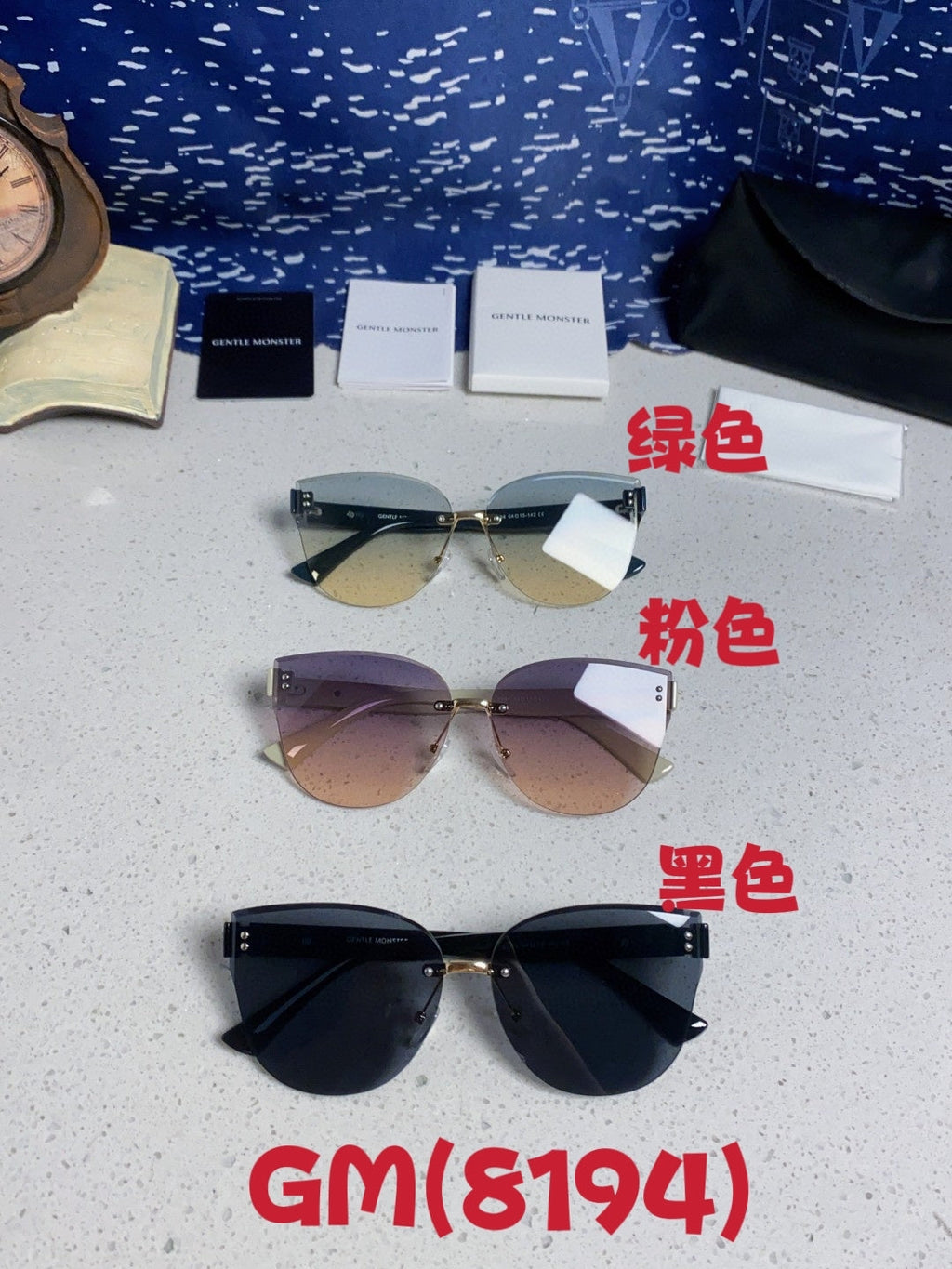 Gentle Monster 8194 Lightweight Rimless Silver Lens Sunglasses for Wo - 935507 - detail image 12