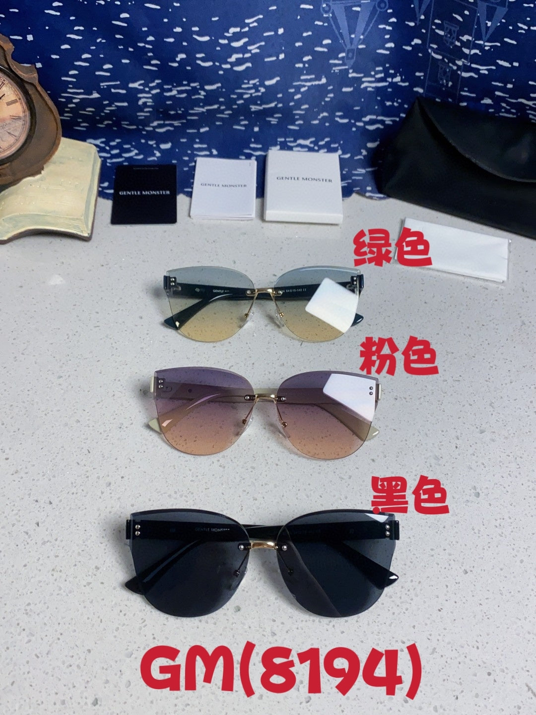 Gentle Monster 8194 Lightweight Rimless Silver Lens Sunglasses for Wo - 935507 - detail image 12