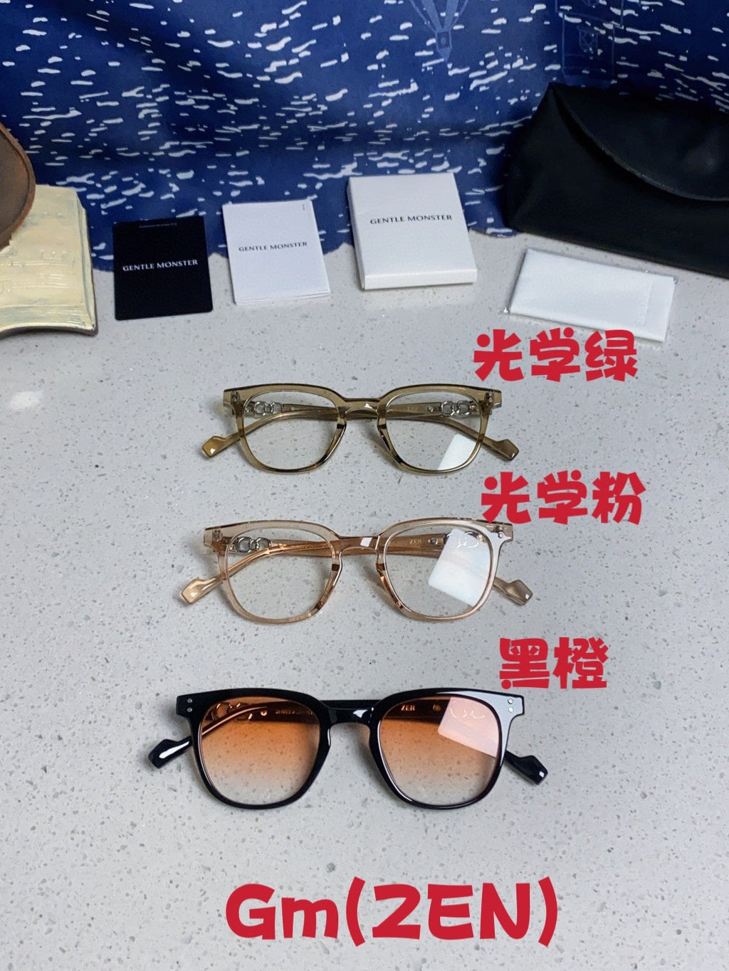 Gentle Monster ZEN Fashion Blue Lens Sunglasses for Men & Women - detail image 12