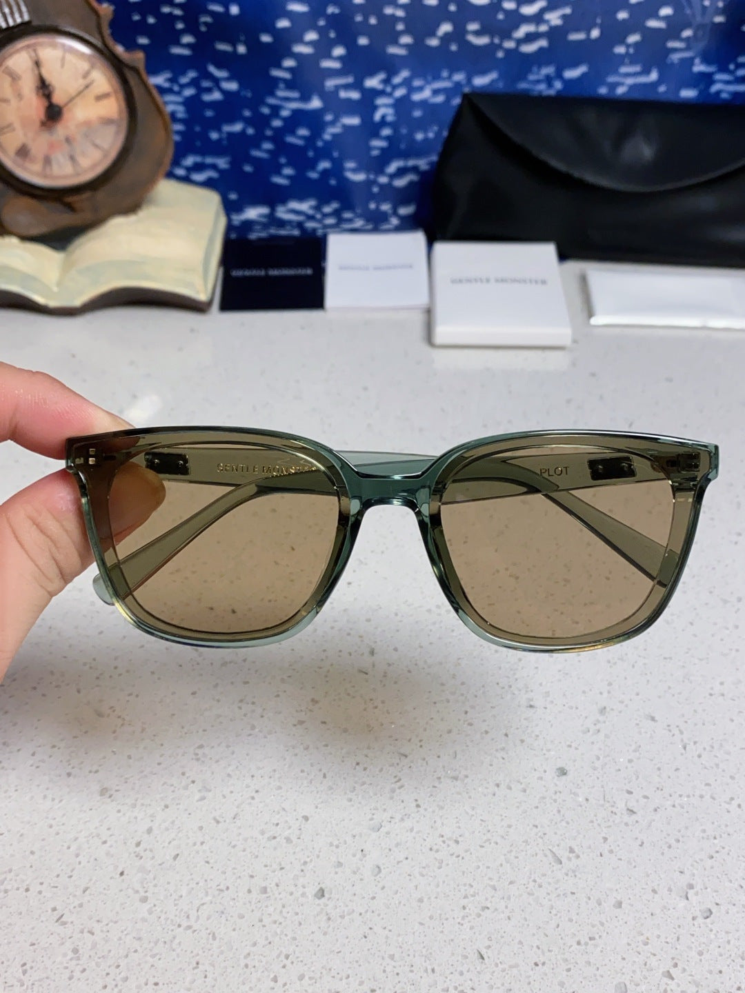 Gentle Monster PLOT Polarized Fashion Brown Lens Sunglasses for Men - 383126 - detail image 4