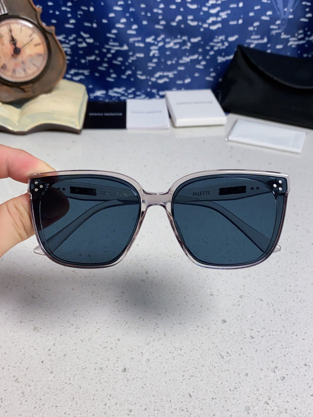 Gentle Monster PALETTE Fashion Black Lens Sunglasses for Men & Women - 399394 - detail image 4