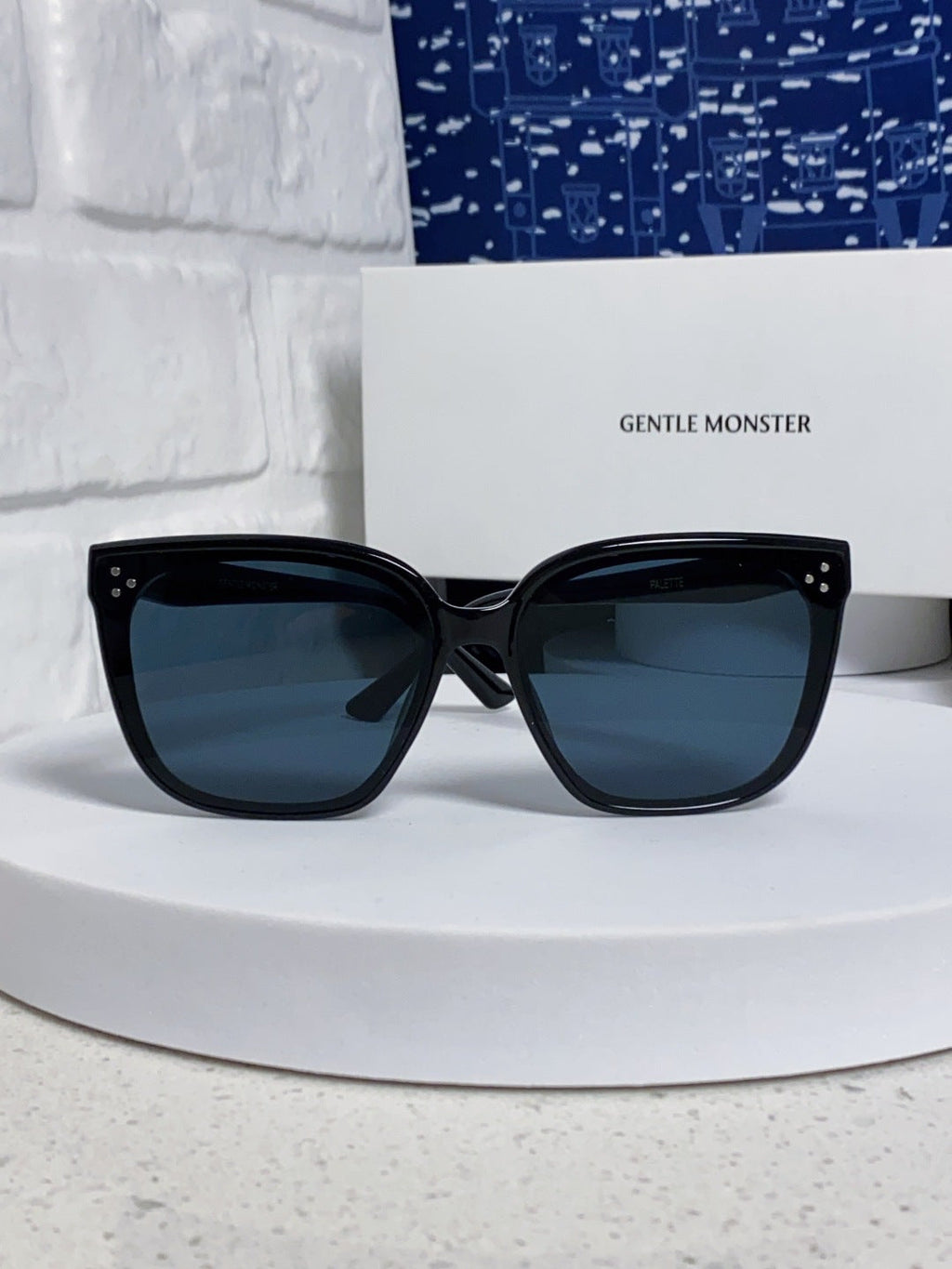 Gentle Monster PALETTE Fashion Black Lens Sunglasses for Men & Women - 158660 - detail image 3