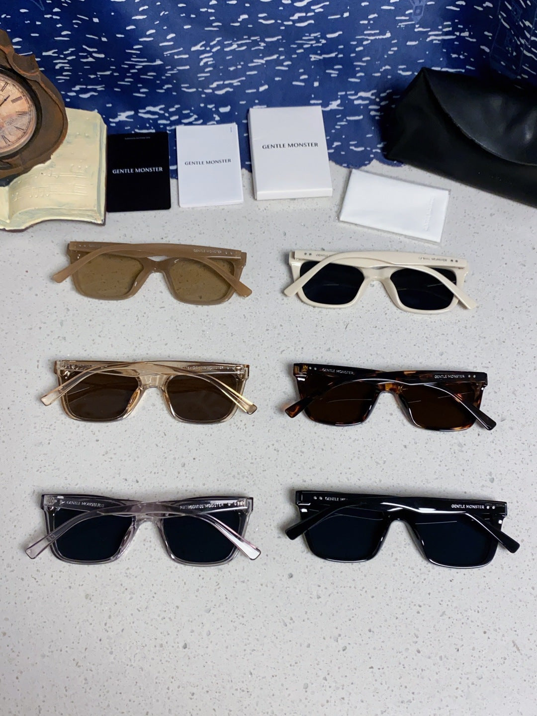 Gentle Monster SOLBEI Metal Fashion Brown Lens Sunglasses for Women - 399405 - detail image 11