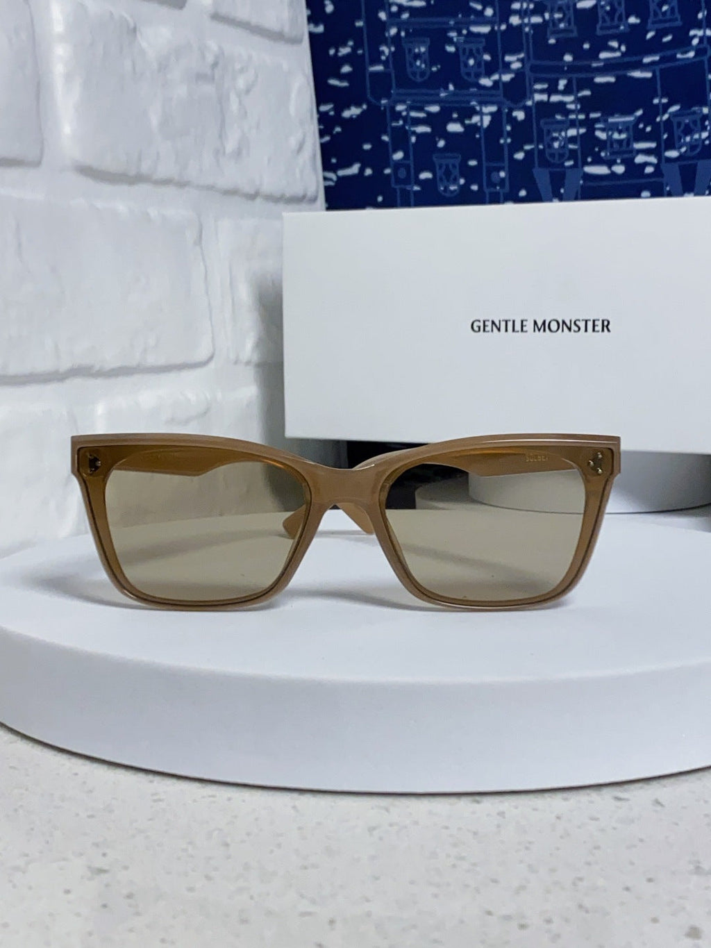 Gentle Monster SOLBEI Metal Fashion Brown Lens Sunglasses for Women - detail image 2